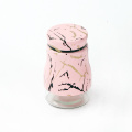 Розовый матовой открытый кемпинг специй для бутылки бутылки из бутылочки стеклянный стеклянный стеклянный бусин молоко с крышкой